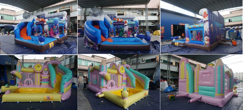 Indoor Inflatable Trampoline Playground Big Bouncer Amusement Park