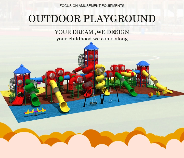 Tongyao Factory Colorful Plastic Commercial Outdoor Slide Playground