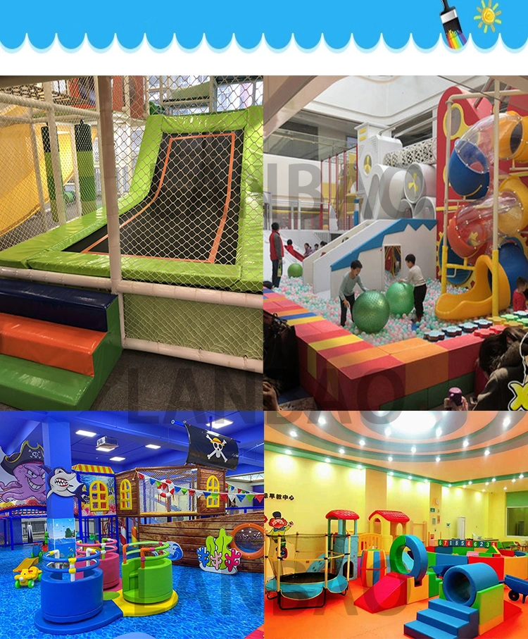 Children Playground Commercial Indoor Large Bungee Jumping Trampoline Park Supplier