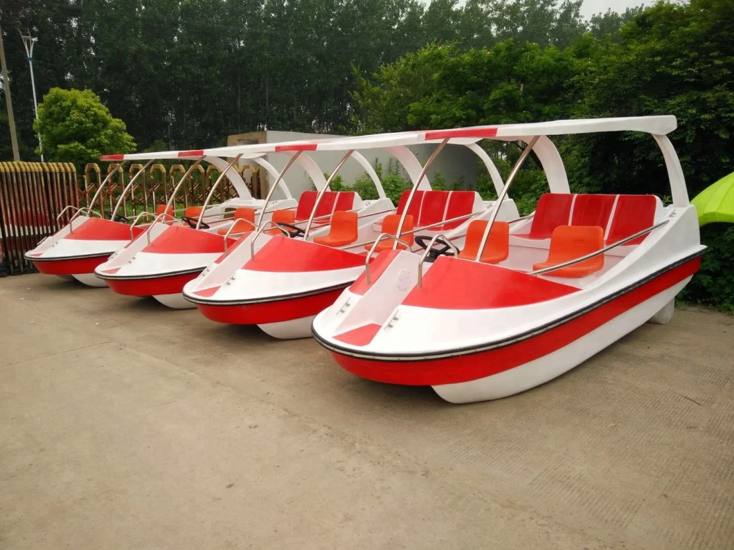 Promotion Electric Water Park Fiberglass Boat Play Equipment for Sale